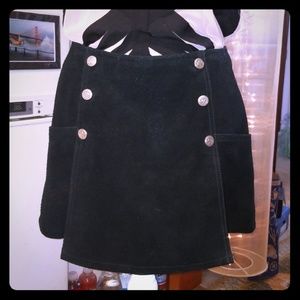 *Vintage* Suede Skort Shorts